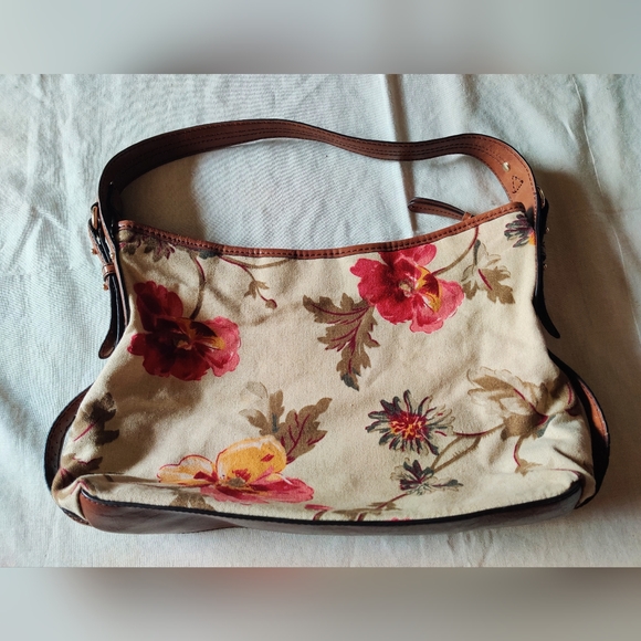 Etienne Aigner Floral Boho Hobo Bag - Picture 2 of 3
